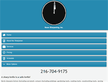 Tablet Screenshot of noonsharpening.com